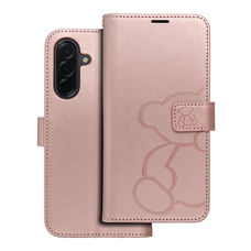 MEZZO fliptok tok Samsung Galaxy A36 5G maci rózsaarany
