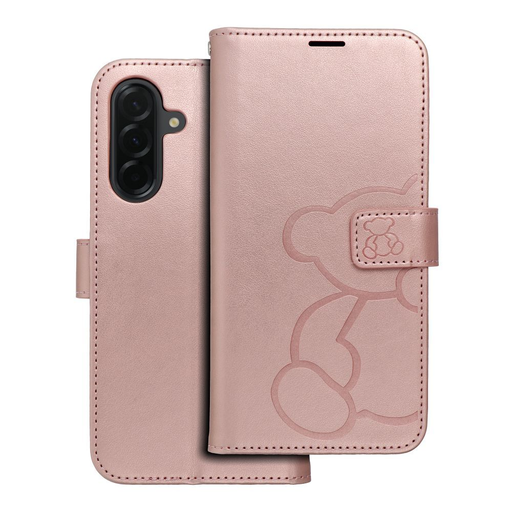 MEZZO puzdro na Samsung Galaxy A36 5G medvedík ružové zlato