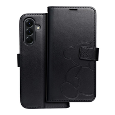 MEZZO fliptok Samsung Galaxy A56 5G teddy bear fekete tok