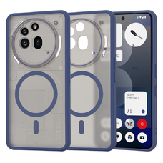  Techsuit - HaloFrost MagSafe Sorozat - Nothing Phone (3a) Pro - Mélykék tok