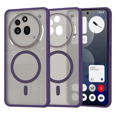  Techsuit - HaloFrost MagSafe sorozat - Nothing Phone (3a) Pro - Lila tok