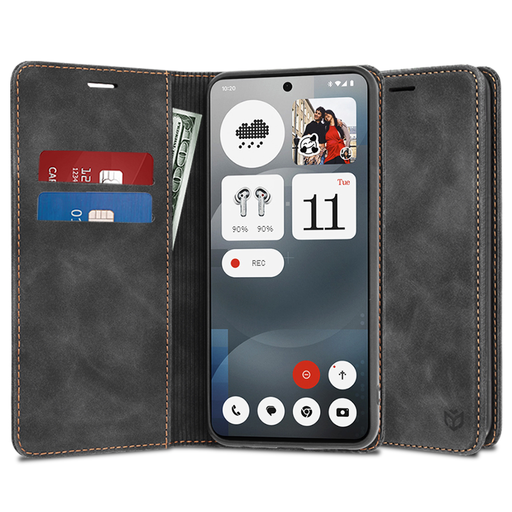 Techsuit - Kényelmes Borítás - Nothing Phone (3a) - Fekete tok Techsuit - Kényelmes Borítás - Nothing Phone (3a) - Fekete tok