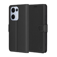  Techsuit - Bőrtok - Oppo Reno13 - Fekete tok