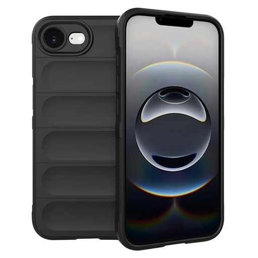Techsuit - Magický štít - iPhone 16e - Čierne puzdro