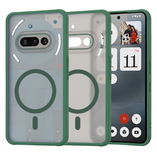  Techsuit - HaloFrost MagSafe sorozat - Nothing Phone (3a) - Éjféli zöld tok