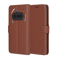  Techsuit - Bőr Folio - Nothing Phone (3a) - Barna tok