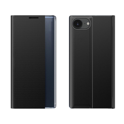 New Sleep fliptok iPhone 16e tok állvánnyal - fekete New Sleep fliptok iPhone 16e tok állvánnyal - fekete