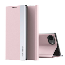 Sleep Case Pro fliptok iPhone 16e készülékhez lehajtható fedéllel és állvánnyal - rózsaszín tok