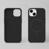 Szilikon Vékony Mag tok iPhone 16e fekete tok - 2. kép