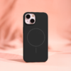 Szilikon Vékony Mag tok iPhone 16e fekete tok - 3. kép