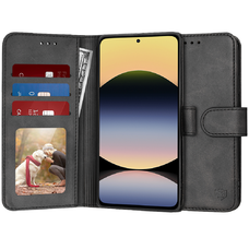  Techsuit - Naplófüzet - Xiaomi Redmi Note 14 4G - Fekete tok