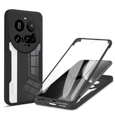  Techsuit - ColorVerse 360 sorozat + Képernyővédő - Xiaomi 15 Ultra - Fekete tok