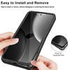  Techsuit - ColorVerse 360 sorozat + Képernyővédő - Xiaomi 15 Ultra - Fekete tok - 4. kép