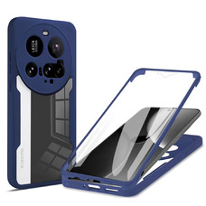  Techsuit - ColorVerse 360 Sorozat + Képernyővédő - Xiaomi 15 Ultra - Kék tok