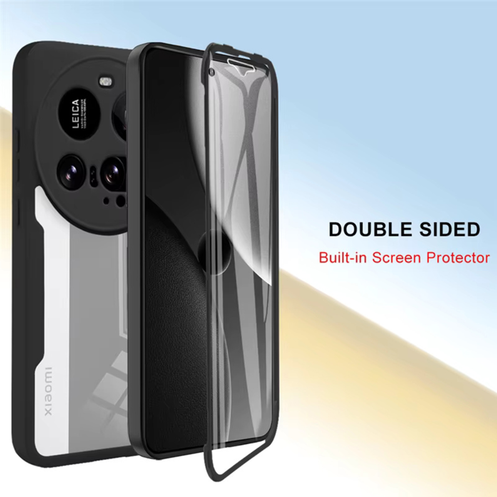  Techsuit - ColorVerse 360 Sorozat + Képernyővédő - Xiaomi 15 Ultra - Kék tok - 4