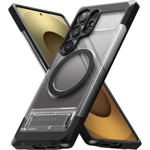 Ringke - UX Mágneses - Samsung Galaxy S25 Ultra - Füst Fekete tok Ringke - UX Mágneses - Samsung Galaxy S25 Ultra - Füst Fekete tok