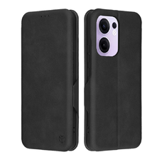  Techsuit - Biztonságos Tárca Plusz - Oppo Reno13 F 4G / Reno13 F 5G / Reno13 FS 5G - Fekete tok