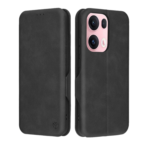 Techsuit - Biztonságos Pénztárca Plusz - Oppo Reno13 Pro - Fekete tok Techsuit - Biztonságos Pénztárca Plusz - Oppo Reno13 Pro - Fekete tok