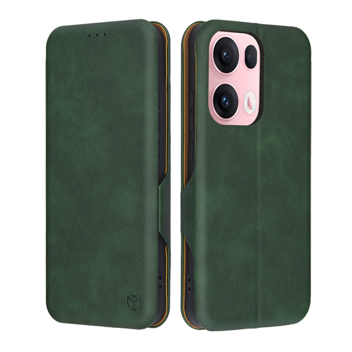 Techsuit - Biztonságos Pénztárca Plus - Oppo Reno13 Pro - Zöld tok Techsuit - Biztonságos Pénztárca Plus - Oppo Reno13 Pro - Zöld tok