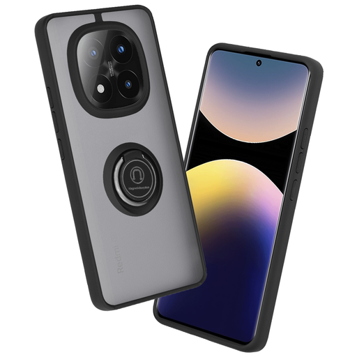 Techsuit - Glinth - Xiaomi Redmi Note 14 Pro+ 5G - Fekete tok Techsuit - Glinth - Xiaomi Redmi Note 14 Pro+ 5G - Fekete tok