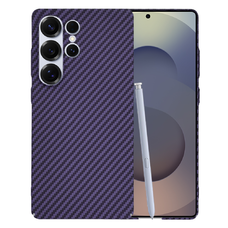  Techsuit - Carbonite Szálhéj - Samsung Galaxy S25 Ultra - Lila tok