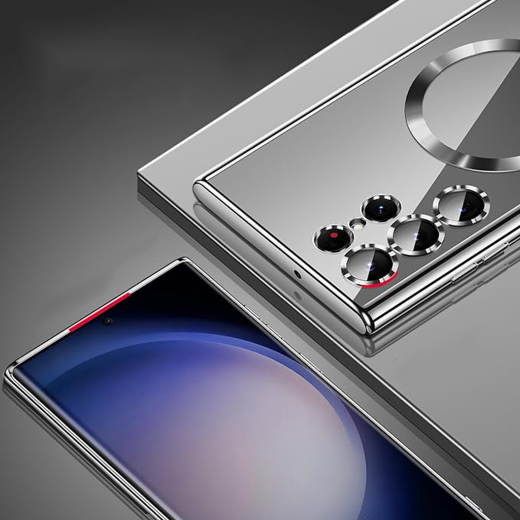  Techsuit - Luxus Kristály MagSafe - Samsung Galaxy S25 Ultra - Mélyzöld tok - 10