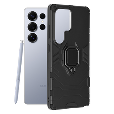  Techsuit - Szilikon Pajzs - Samsung Galaxy S25 Ultra - Fekete tok