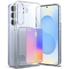  Ringke - Fusion Kártyatartó - Samsung Galaxy S25 Plus - Átlátszó tok
