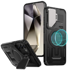  Techsuit - CamVault MagSafe - Samsung Galaxy S25 Plus - Fekete tok