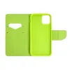 iPhone 12/ 12 Pro Fancy fliptok kék/lime - 1. kép