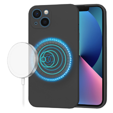  Techsuit - SoftFlex MagSafe - iPhone 13 - Fekete tok