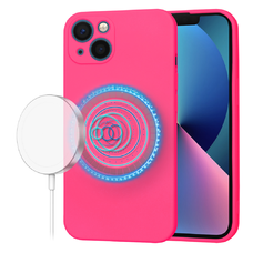  Techsuit - SoftFlex MagSafe - iPhone 13 - Forró rózsaszín tok