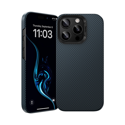 Benks Magnetic Armor Tint Kevlar 1000D (S065) iPhone 16 Pro kék tok Benks Magnetic Armor Tint Kevlar 1000D (S065) iPhone 16 Pro kék tok