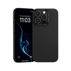 Benks Magnetic Armor Air Kevlar tok PC keret 600D (D066) iPhone 16 Pro Max fekete tok
