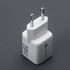 FORCELL F-ENERGY Mini GaN III VT-35A utazó töltő 1 x Type C + 1x USB A aljzattal, PD QC4.0 20W fehér - 4. kép