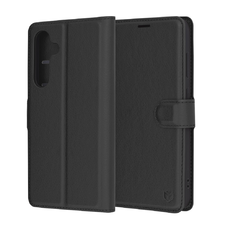  Techsuit - Bőrtok - Samsung Galaxy S24 FE - Fekete tok