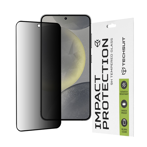 Techsuit - 111D Teljes Ragasztású Adatvédelmi Képernyővédő - Samsung Galaxy S24 - Fekete üvegfólia Techsuit - 111D Teljes Ragasztású Adatvédelmi Képernyővédő - Samsung Galaxy S24 - Fekete üvegfólia