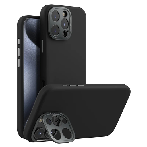 Nillkin - Lens Wing mágneses - iPhone 16 Pro - fekete tok Nillkin - Lens Wing mágneses - iPhone 16 Pro - fekete tok