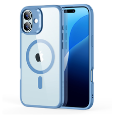  ESR - Classic Hybrid HaloLock - iPhone 16 - Átlátszó Kék tok