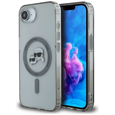 KARL LAGERFELD tok iPhone 16e (SE 4 2025) kompatibilis MagSafe KLHMPSE4HLSKCK (IML Metal KC Heads) fekete