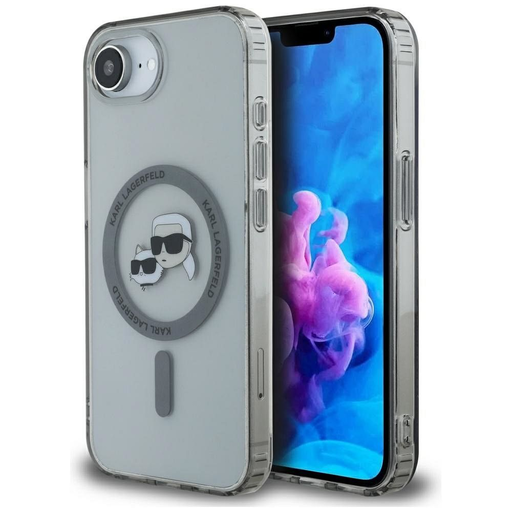 KARL LAGERFELD tok iPhone 16e (SE 4 2025) kompatibilis MagSafe KLHMPSE4HLSKCK (IML Metal KC Heads) fekete KARL LAGERFELD tok iPhone 16e (SE 4 2025) kompatibilis MagSafe KLHMPSE4HLSKCK (IML Metal KC Heads) fekete