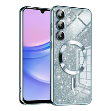  Techsuit - Luxus Csillogó MagSafe - Samsung Galaxy A15 4G / A15 5G - Világoskék tok
