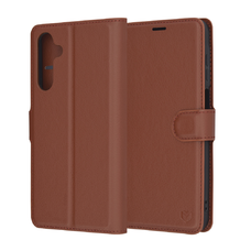  Techsuit - Bőr Tok - Samsung Galaxy A16 4G / A16 5G - Barna tok