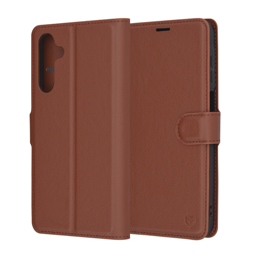 Techsuit - Bőr Tok - Samsung Galaxy A16 4G / A16 5G - Barna tok Techsuit - Bőr Tok - Samsung Galaxy A16 4G / A16 5G - Barna tok