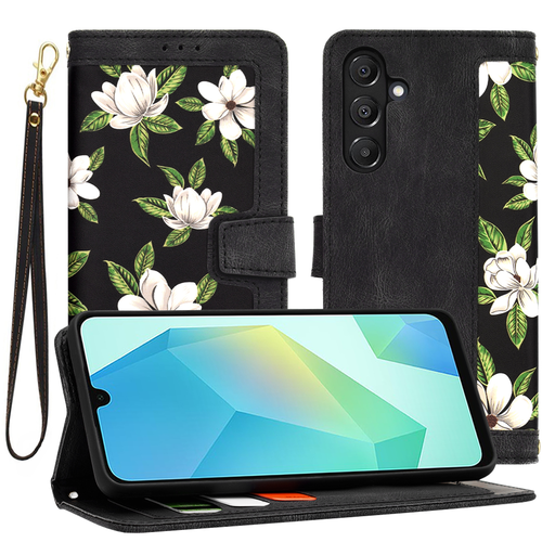 Techsuit - FlipCraft - Samsung Galaxy A16 4G / A16 5G - Hajnal Virágai tok Techsuit - FlipCraft - Samsung Galaxy A16 4G / A16 5G - Hajnal Virágai tok