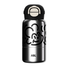  Techsuit - Thermos (THM8) - gyerekeknek, rozsdamentes acél 316, 520 ml - szürke
