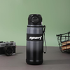  Techsuit - Thermos (THM9) - Sportkulacs, 316 rozsdamentes acél, duplafalú, 680 ml - Fekete - 0. kép