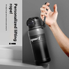  Techsuit - Thermos (THM9) - Sportkulacs, 316 rozsdamentes acél, duplafalú, 680 ml - Fekete - 2. kép