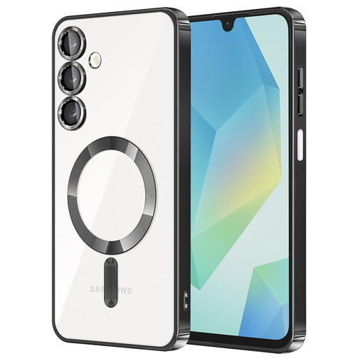 Techsuit - Luxus Kristály MagSafe - Samsung Galaxy A16 4G / A16 5G - Fekete tok Techsuit - Luxus Kristály MagSafe - Samsung Galaxy A16 4G / A16 5G - Fekete tok