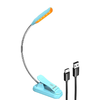 Vezeték nélküli lámpa Glocusent mini csíptethető könyvvilágítás, USB-C (Fekete) - 3. kép